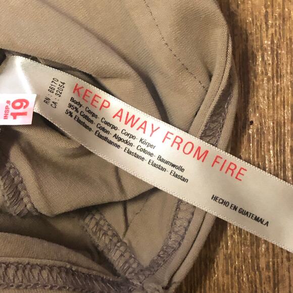 Free People Movement Tan Mocha Latte Hot Shot Tee Romper Size Large - Picture 12 of 14